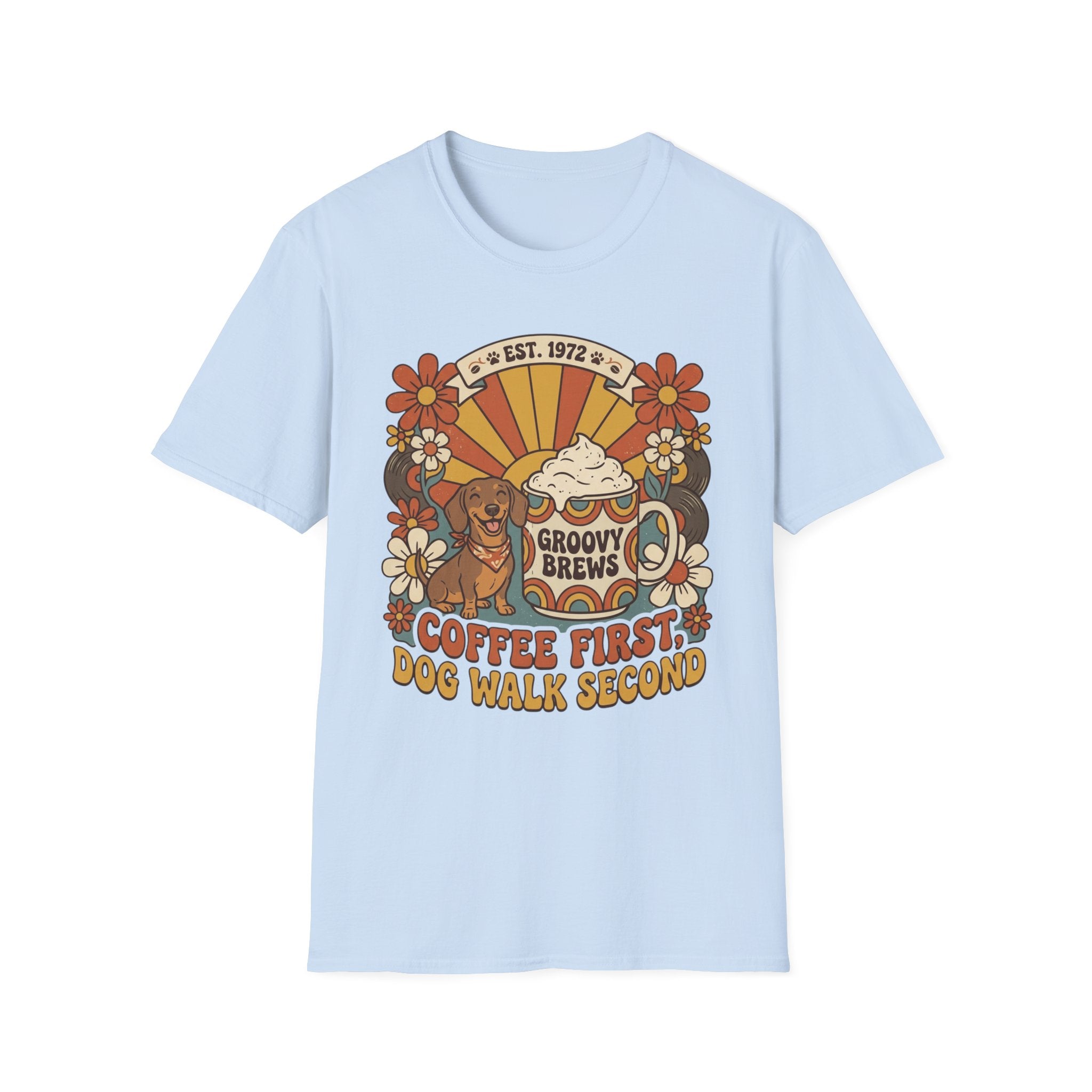 Coffee First, Dog Walks Second T-Shirt