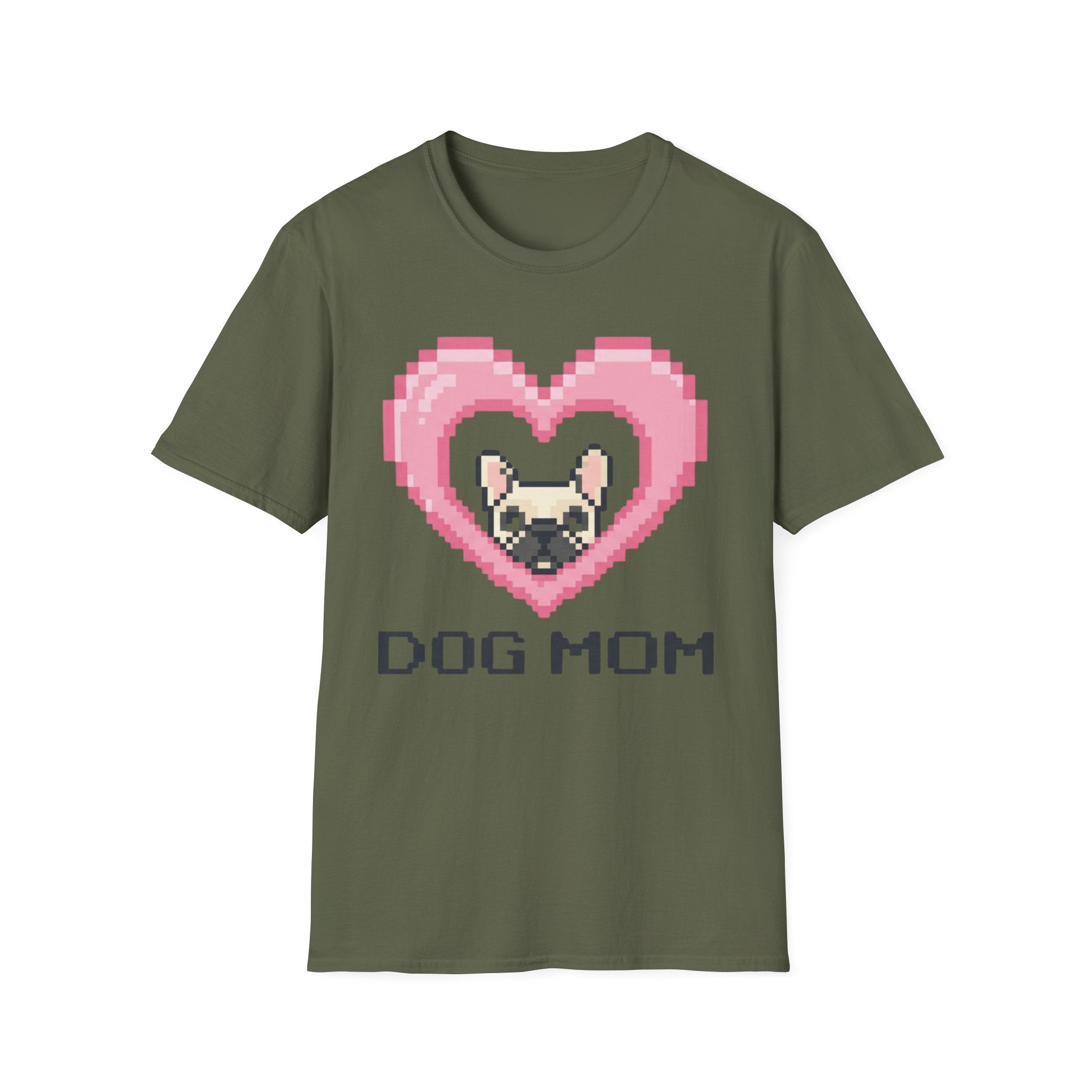 8-Bit Dog Mom T-Shirt