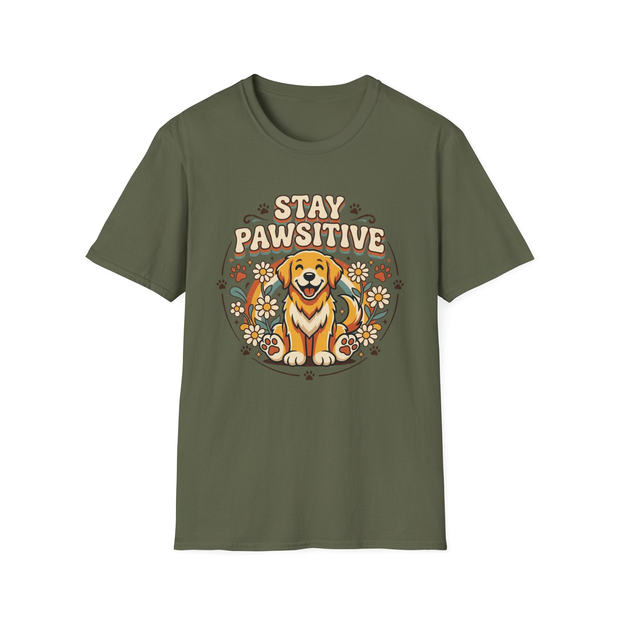 Stay Pawsitive T-Shirt