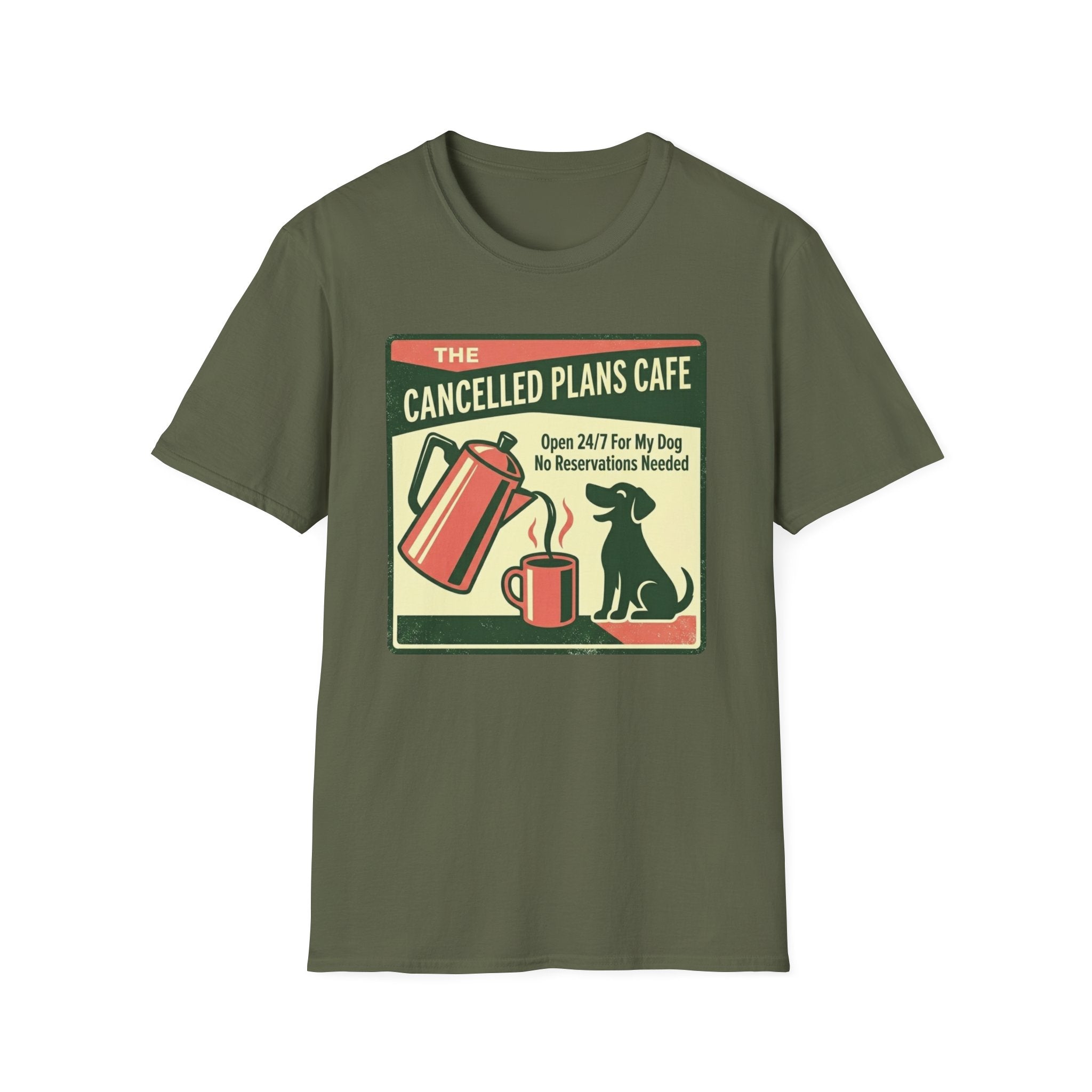 Cancelled Plans Cafe T-Shirt