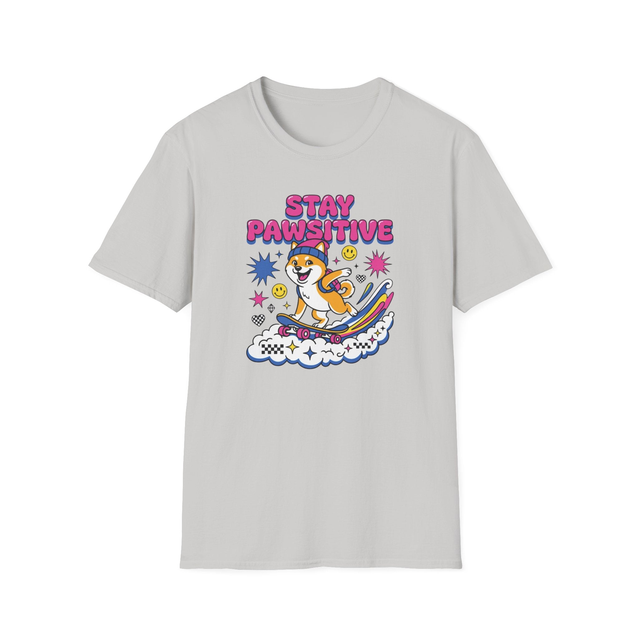 Stay Pawsitive Shiba T-Shirt