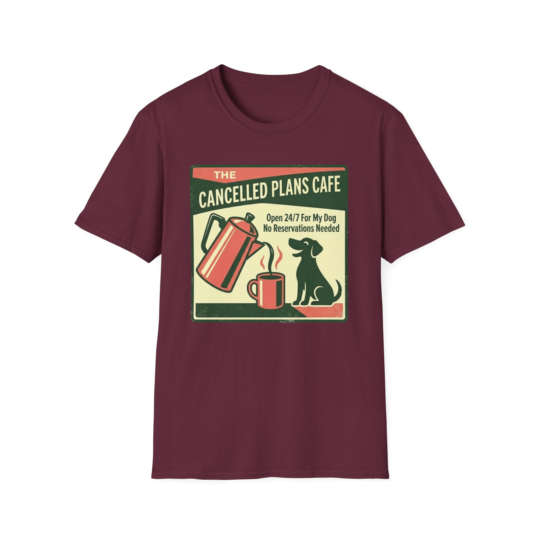 Cancelled Plans Cafe T-Shirt