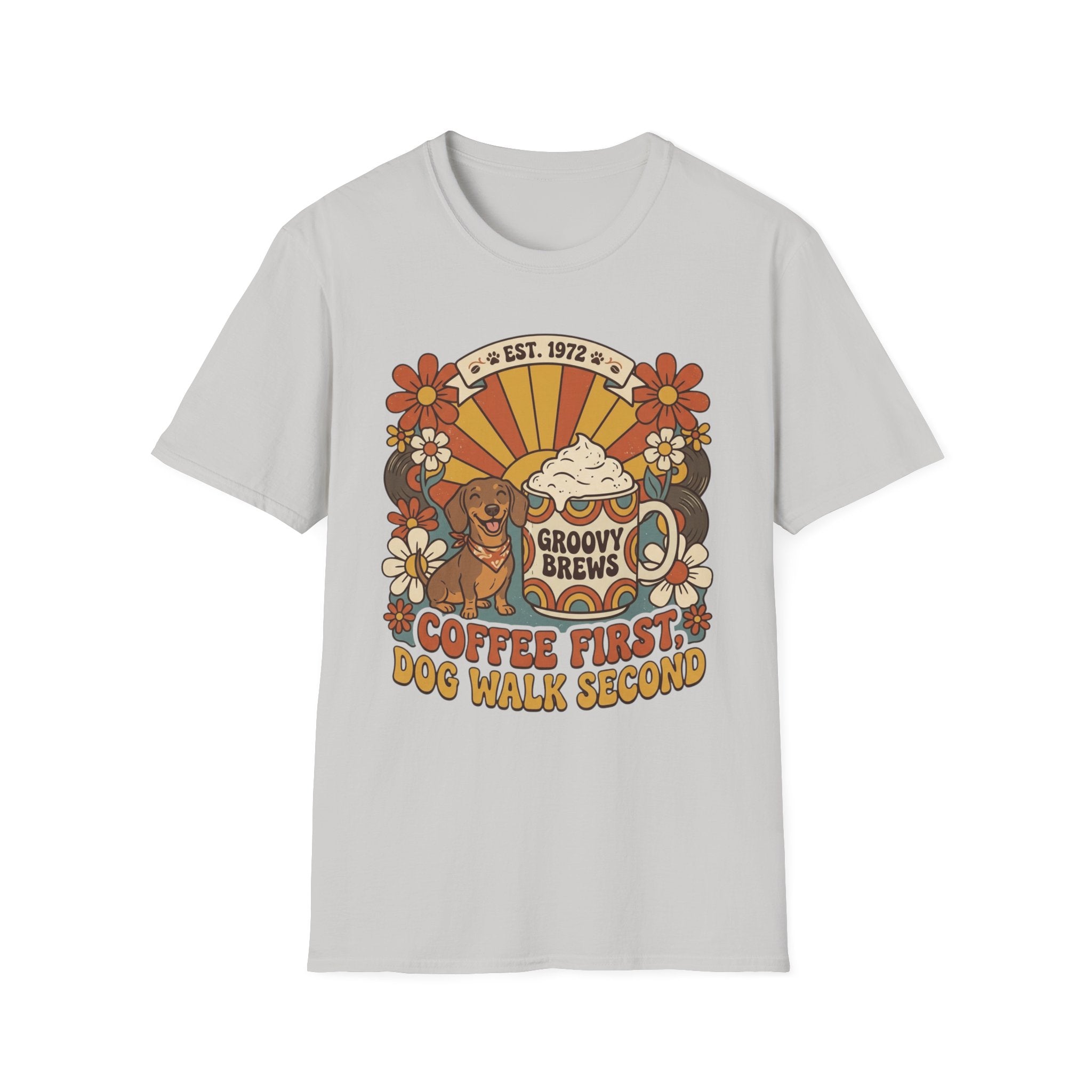 Coffee First, Dog Walks Second T-Shirt