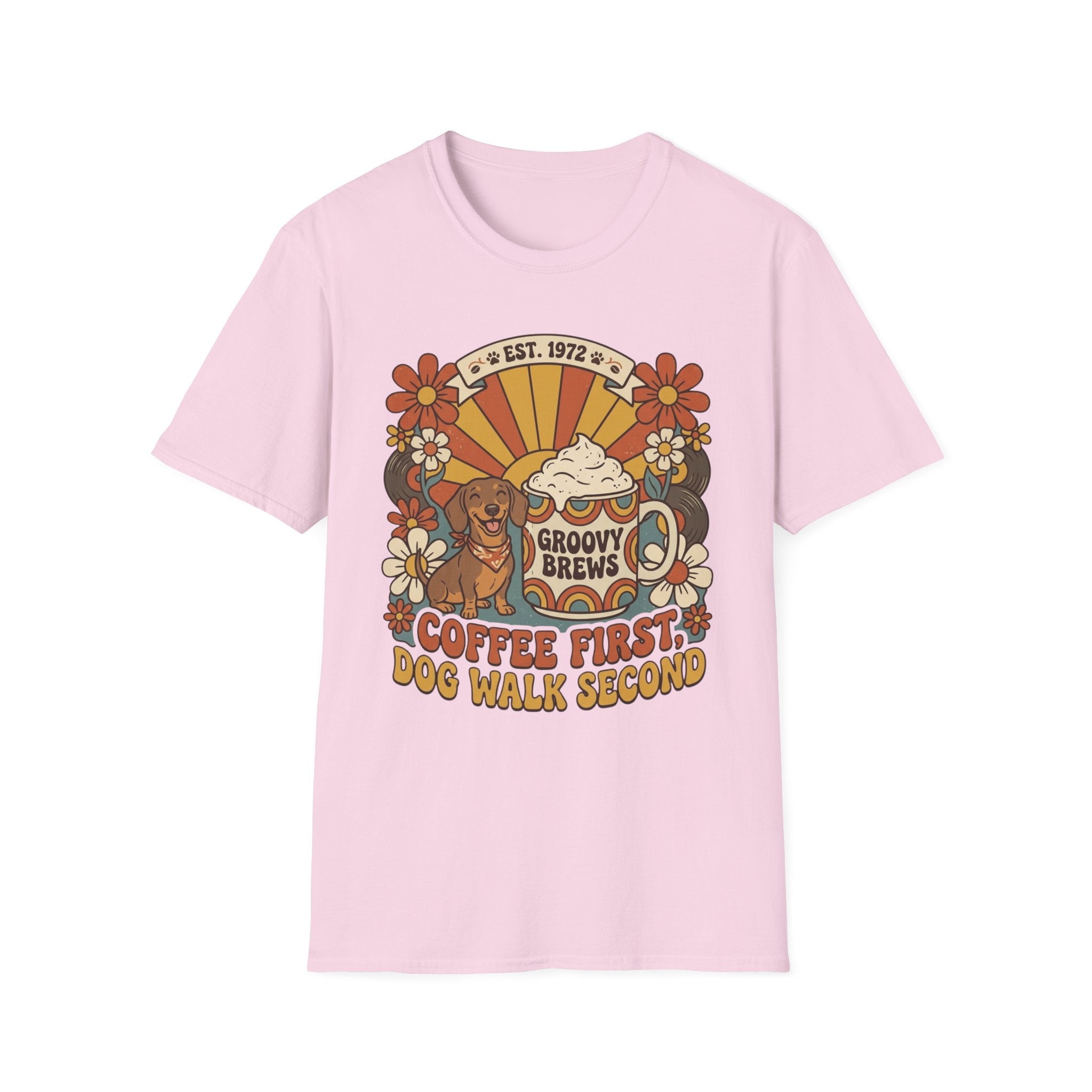 Coffee First, Dog Walks Second T-Shirt