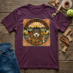 Autumn Hikes and Wiener Dogs in Maroon dachshund fall t-shirt - Paws & Reflect Shop
