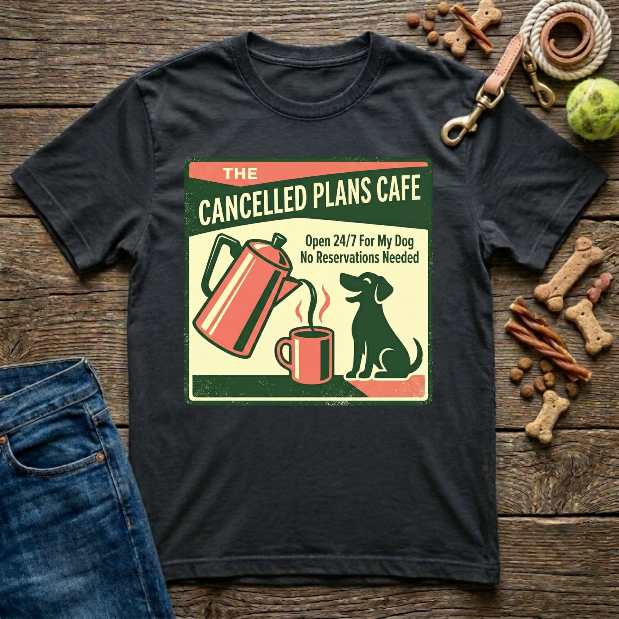 Cancelled Plans Cafe T-Shirt