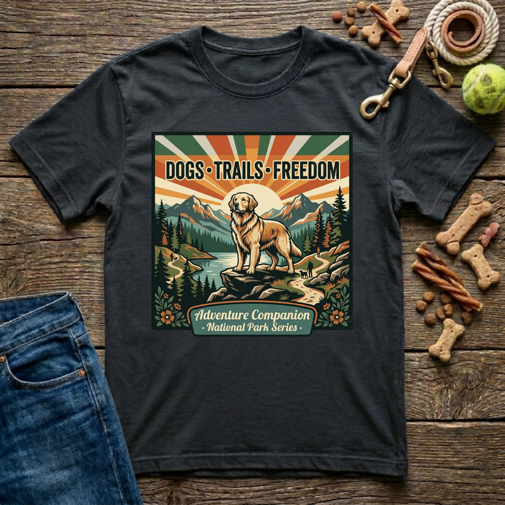 Dog, Trails, Freedom T-Shirt