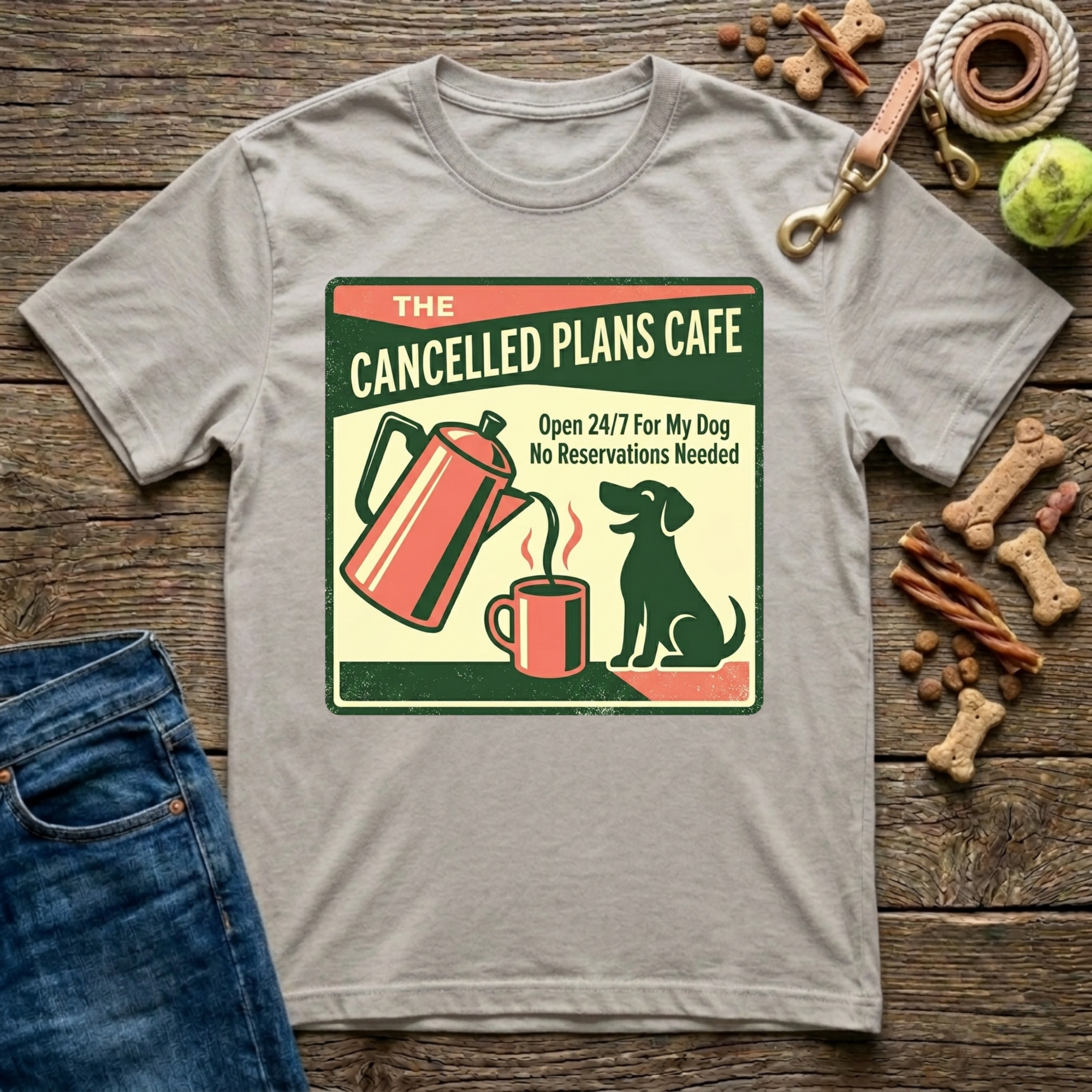 Cancelled Plans Cafe T-Shirt