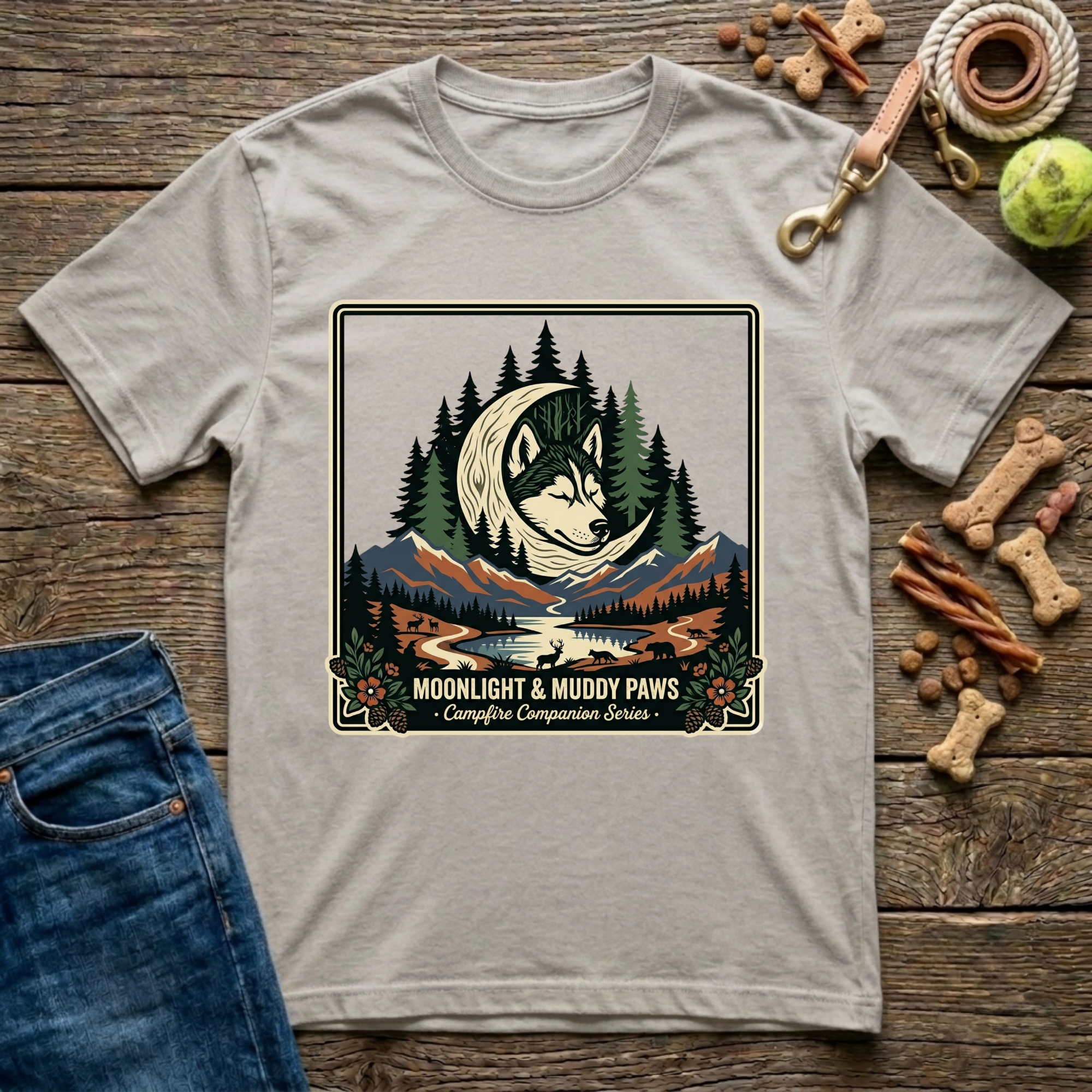 Moonlight & Muddy Paws T-Shirt