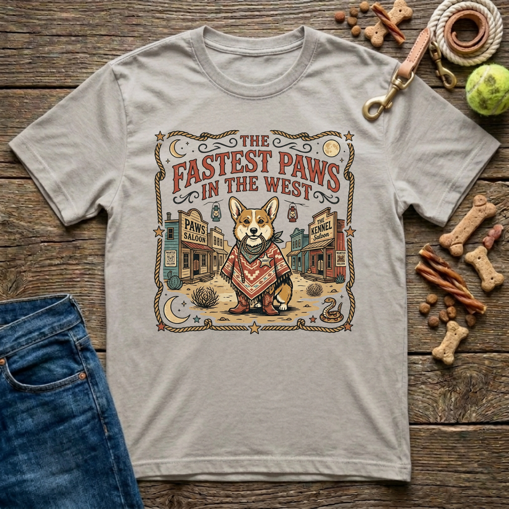 The Fastest Paws in the West T-Shirt