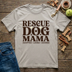 Rescue Dog Mama T-Shirt