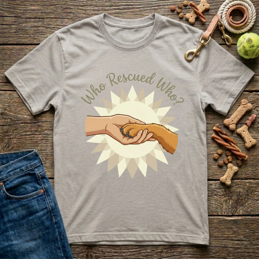 Who Rescued Who? T-Shirt