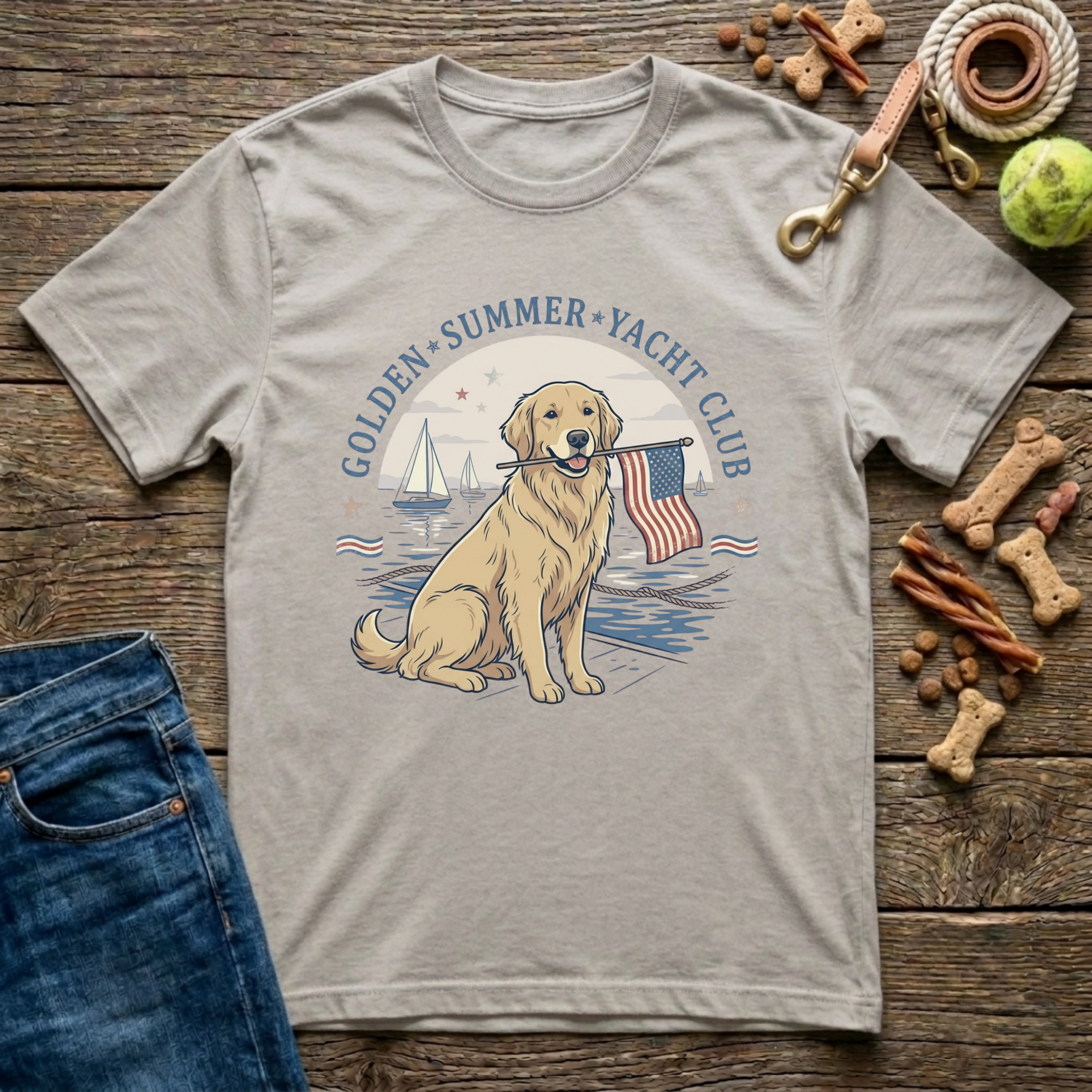 Golden Summer Yacht Club T-Shirt