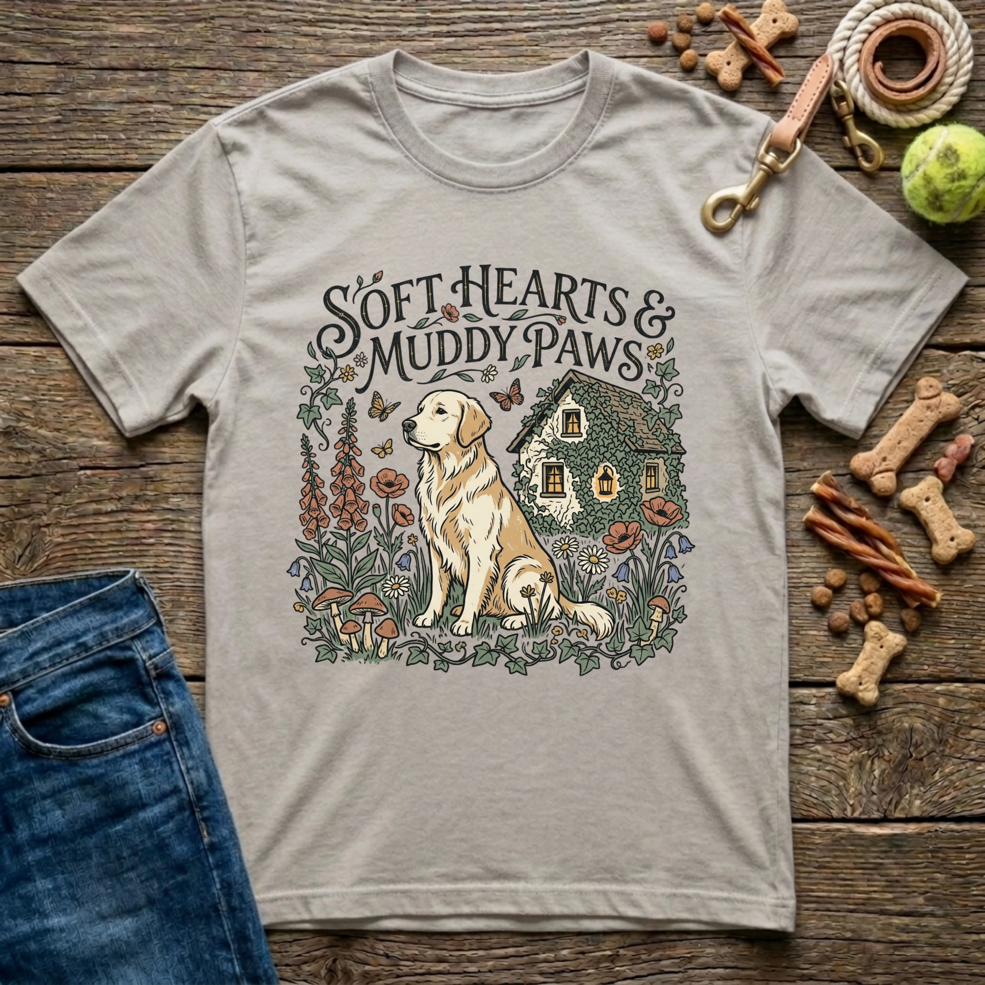Soft Hearts & Muddy Paws T-Shirt