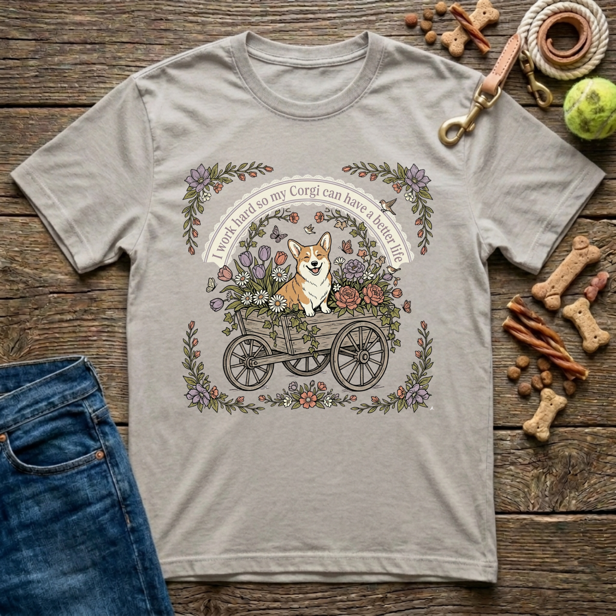 I Work Hard So My Corgi Can Have A Better Life T-Shirt