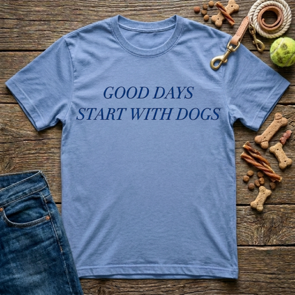 Good Days Start With Dogs T-Shirt