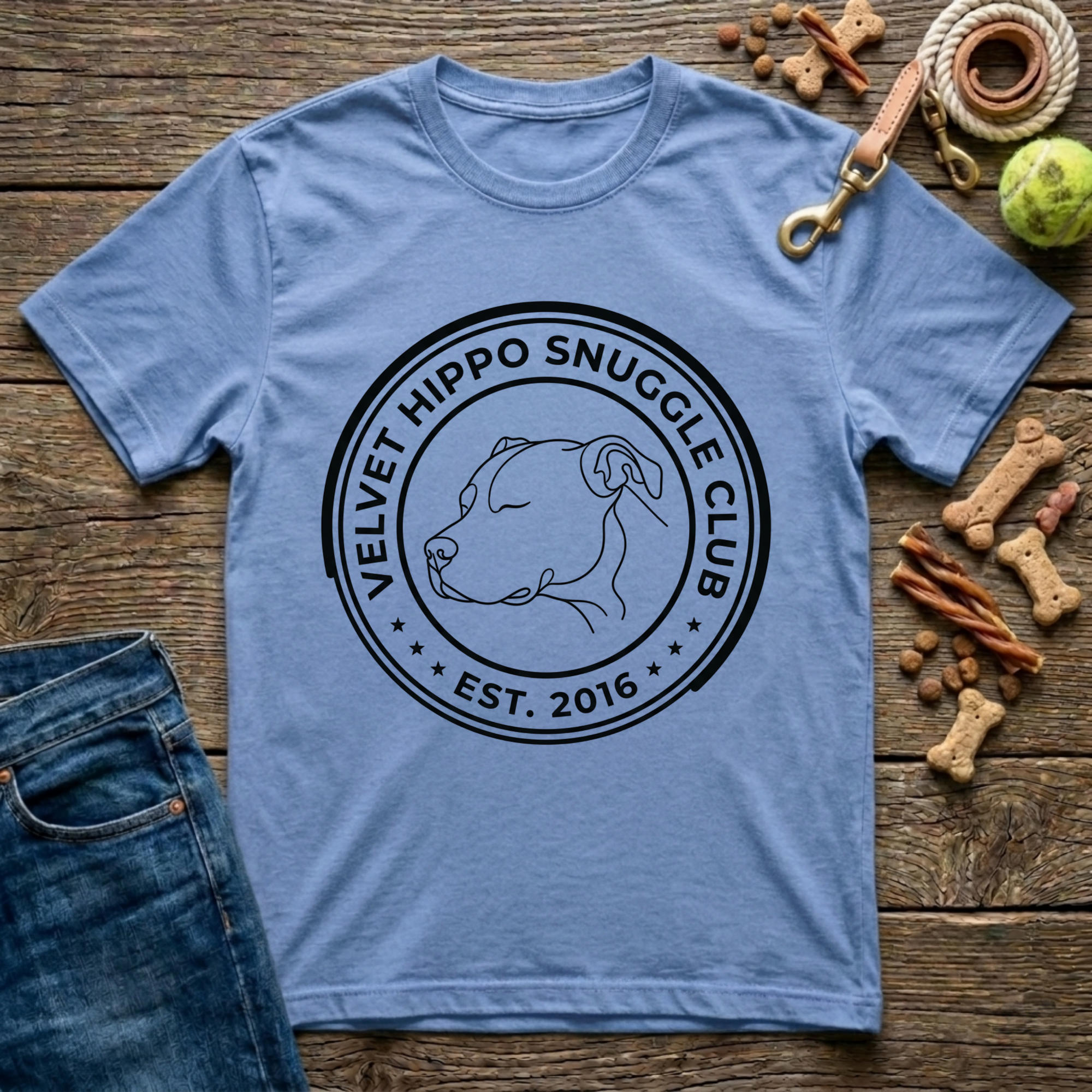 Velvet Hippo Snuggle Club T-Shirt