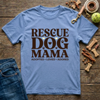Rescue Dog Mama T-Shirt