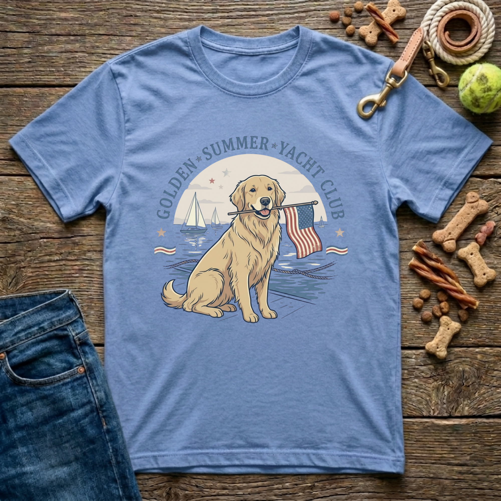 Golden Summer Yacht Club T-Shirt
