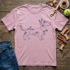 Floral Dachshund T-Shirt