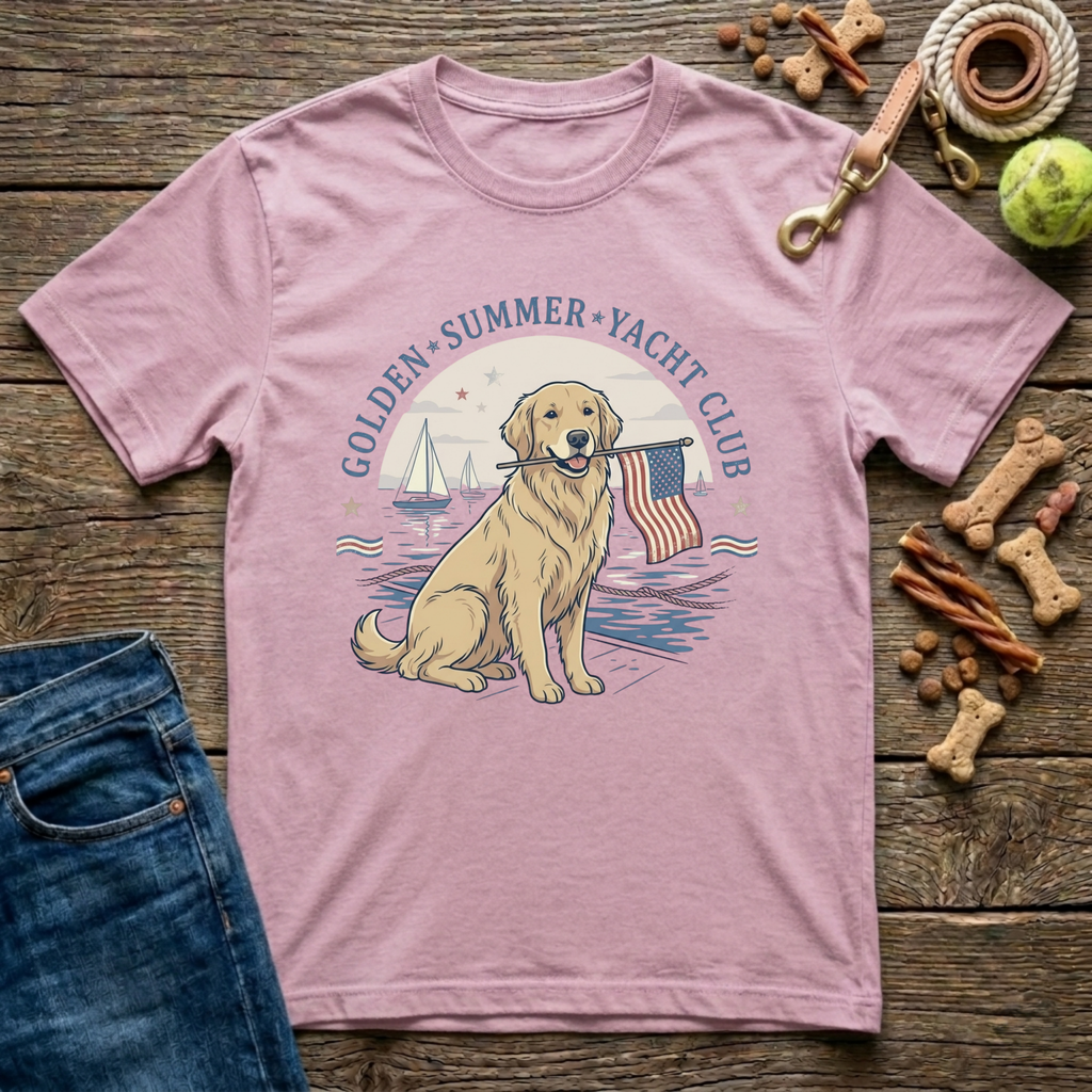 Golden Summer Yacht Club T-Shirt