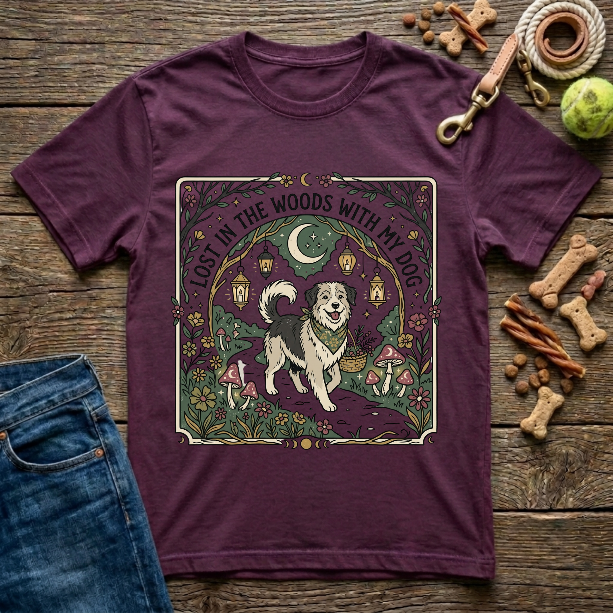 Lost In The Woods With My Dog T-Shirt