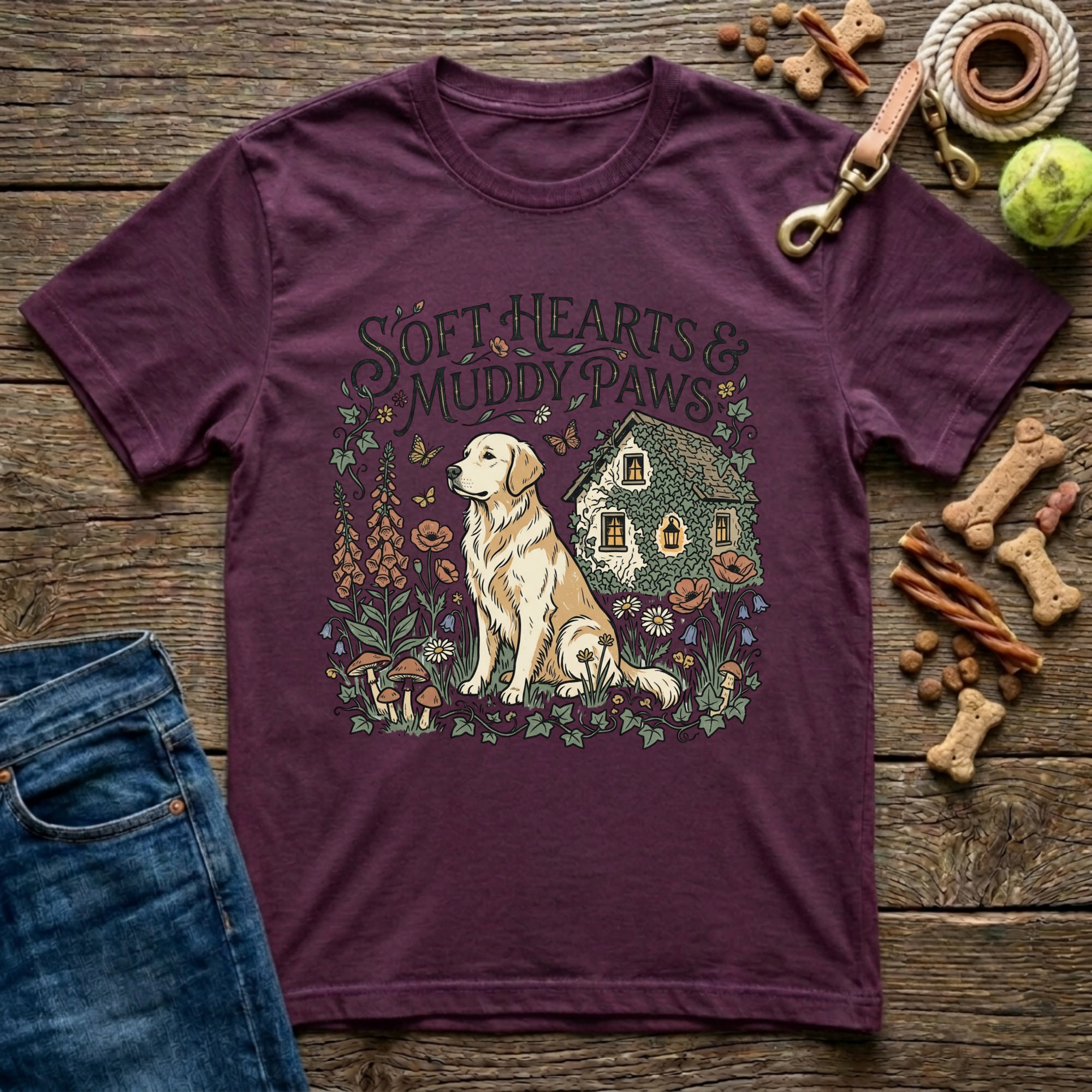 Soft Hearts & Muddy Paws T-Shirt