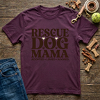 Rescue Dog Mama T-Shirt