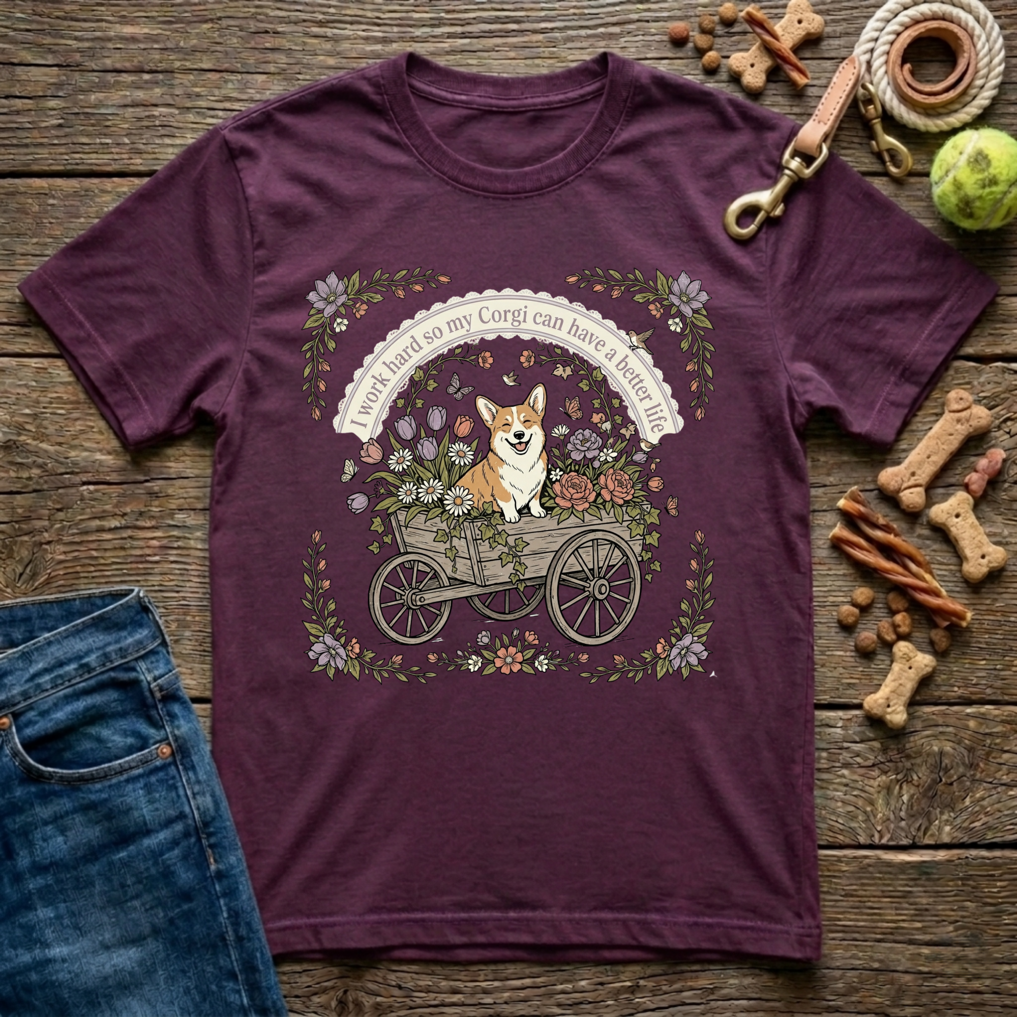 I Work Hard So My Corgi Can Have A Better Life T-Shirt