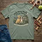 Dog Moms Thrive in Cozy Places T-Shirt