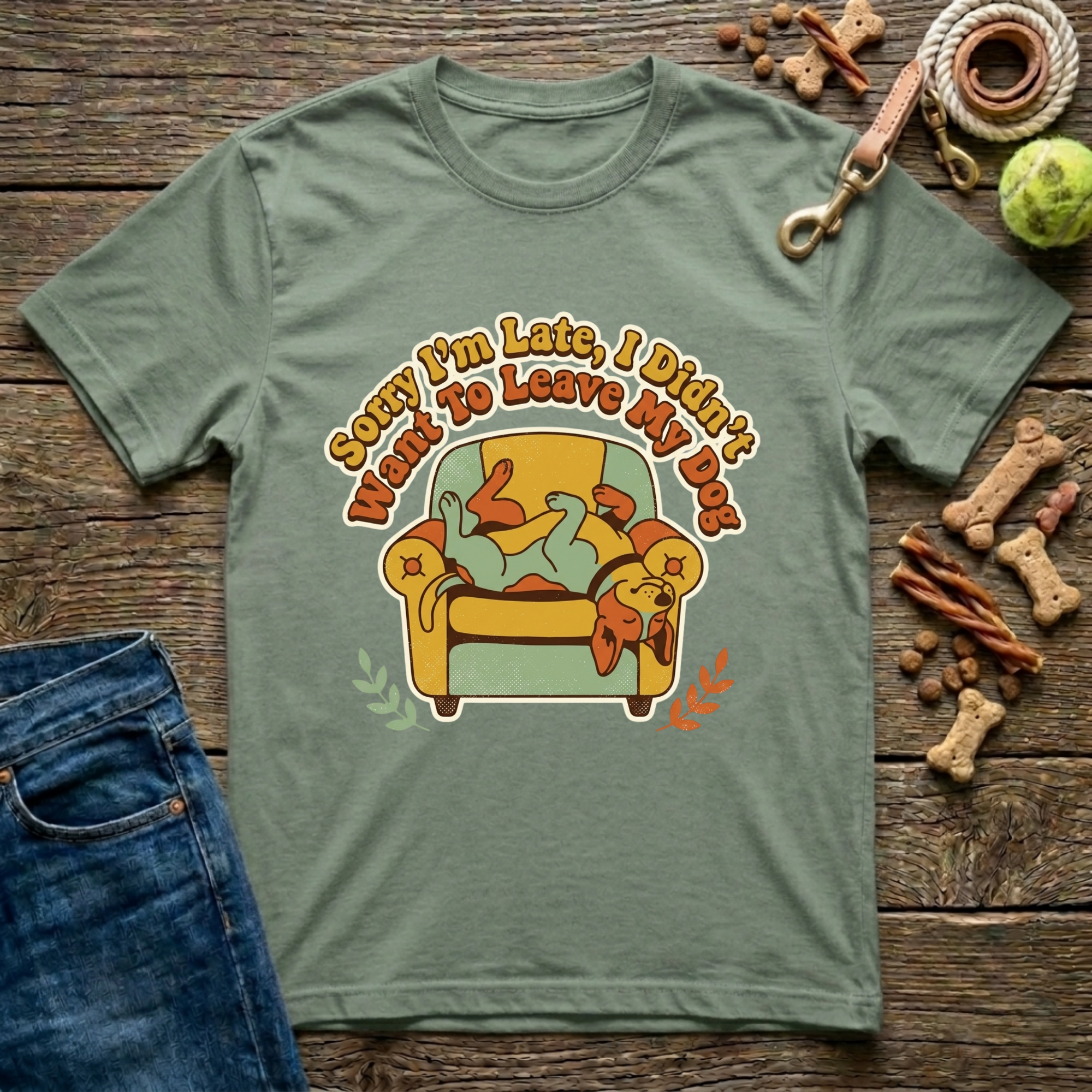 Sorry I’m Late I Didn’t Want To Leave My Dog T-Shirt