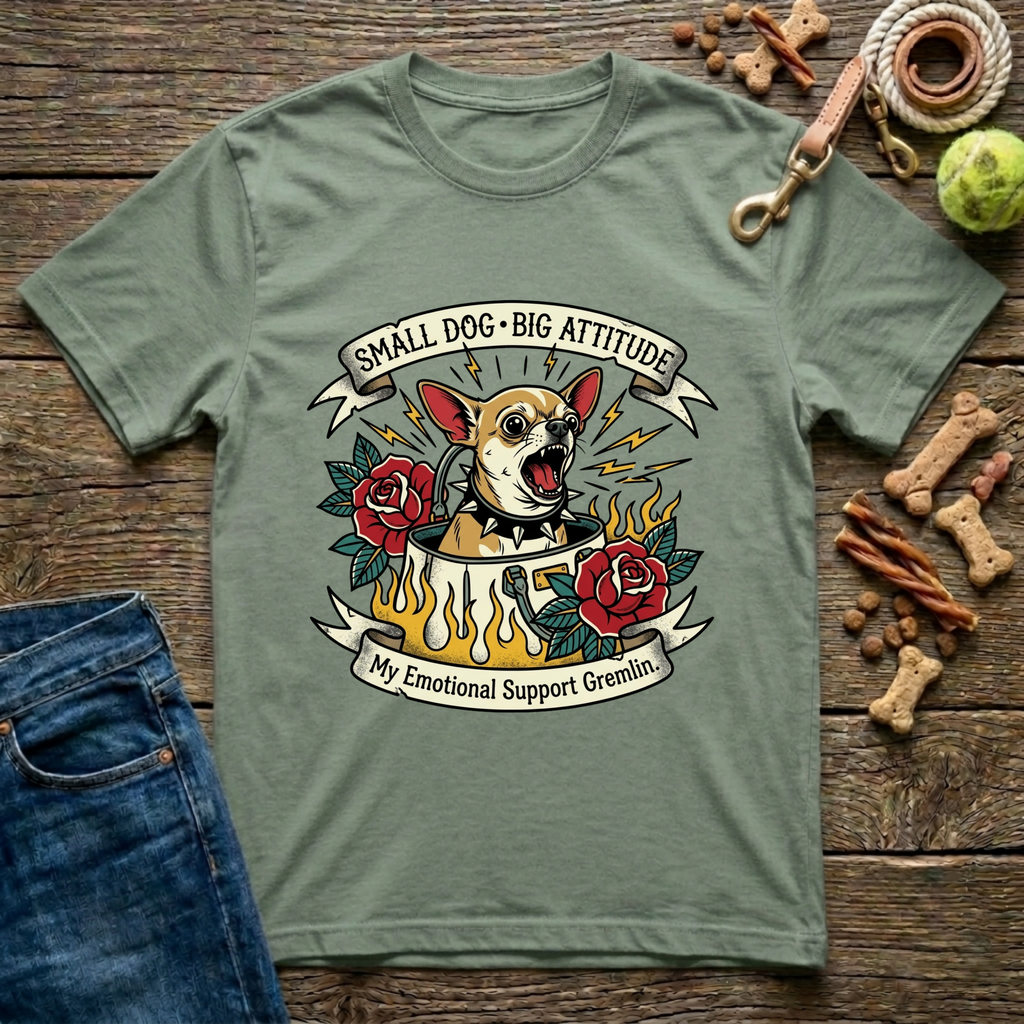 Small Dog, Big Attitude T-Shirt