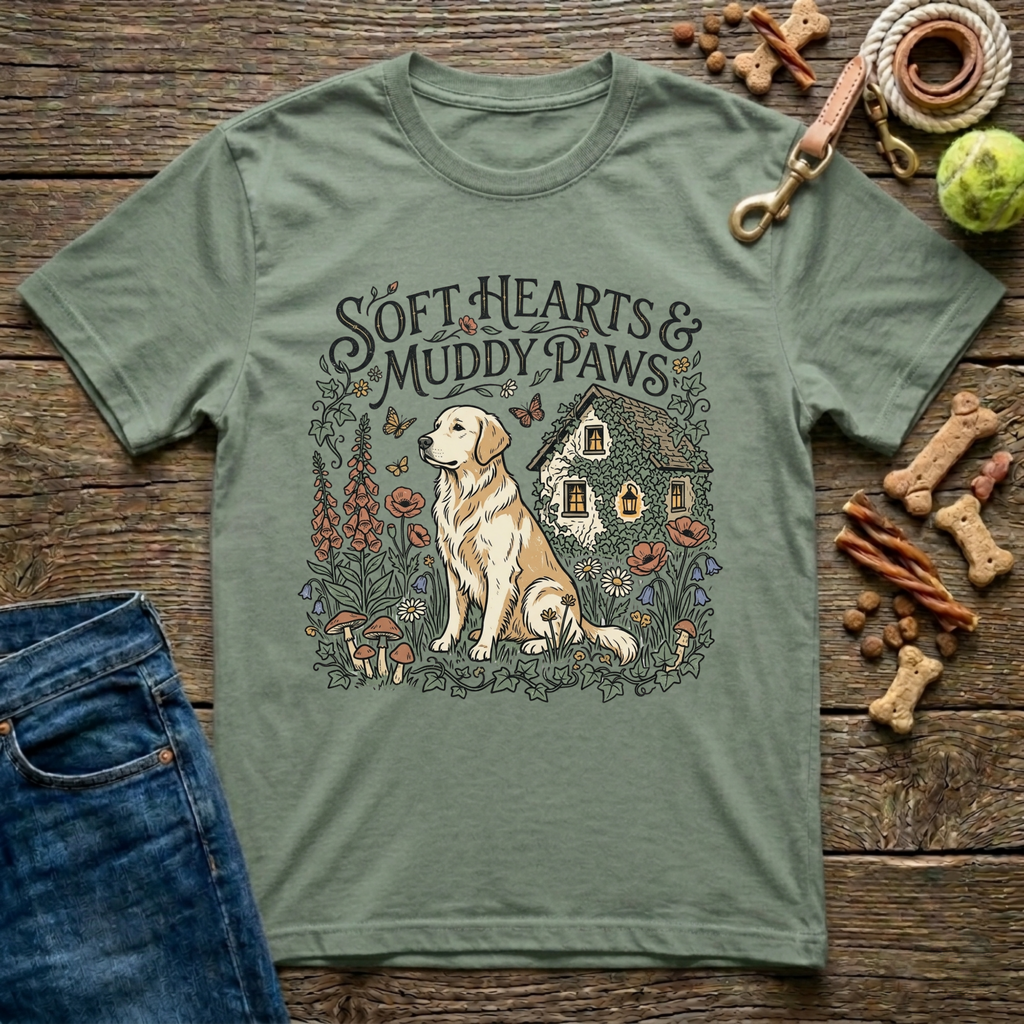 Soft Hearts & Muddy Paws T-Shirt