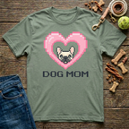 8-Bit Dog Mom T-Shirt
