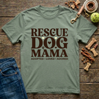 Rescue Dog Mama T-Shirt