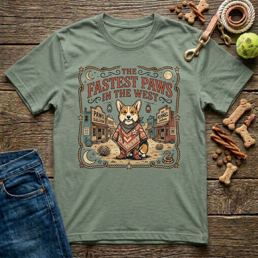 The Fastest Paws in the West T-Shirt