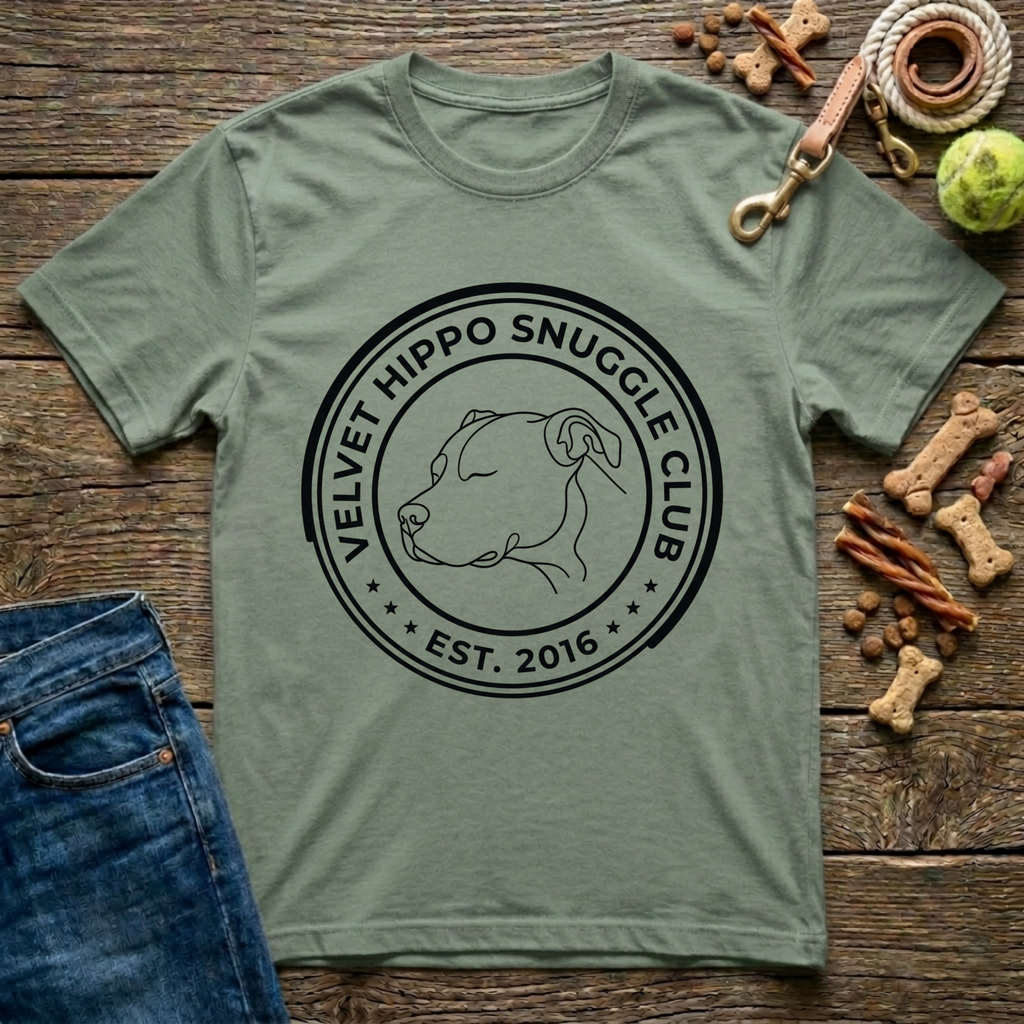 Velvet Hippo Snuggle Club T-Shirt