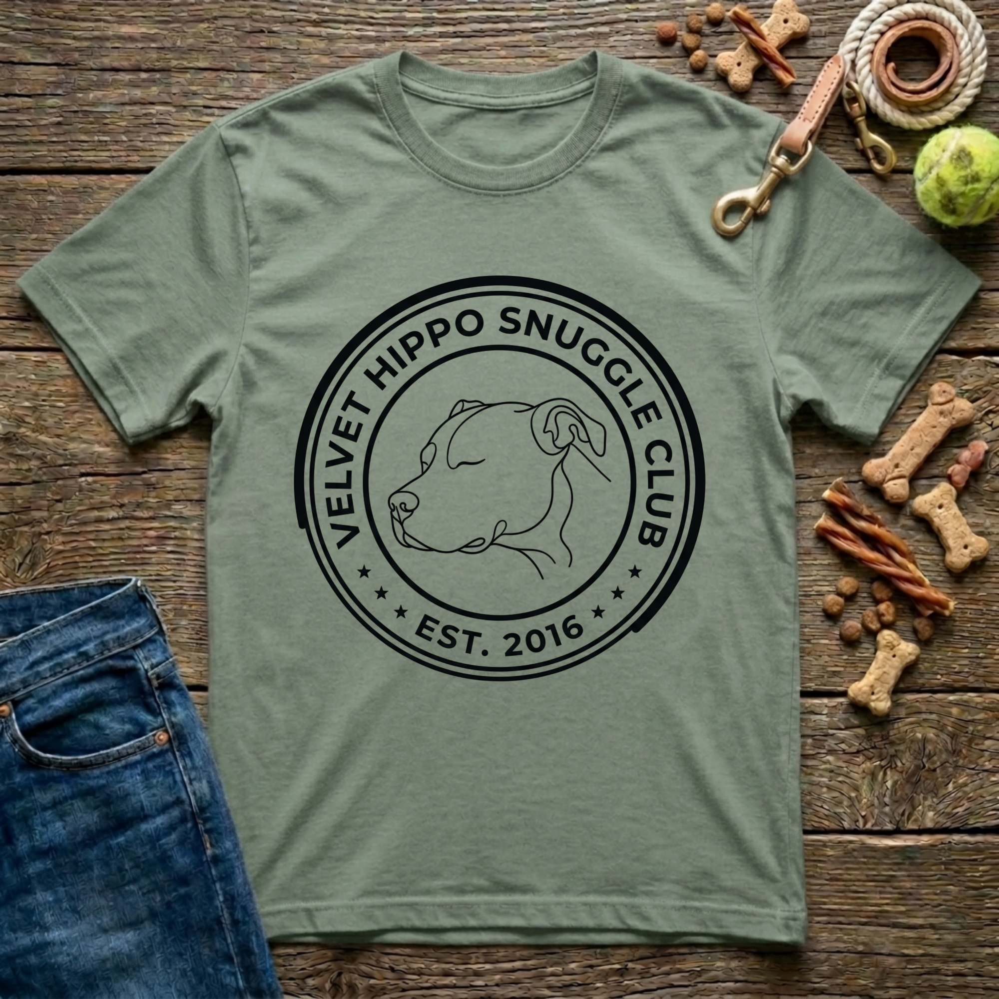 Velvet Hippo Snuggle Club T-Shirt