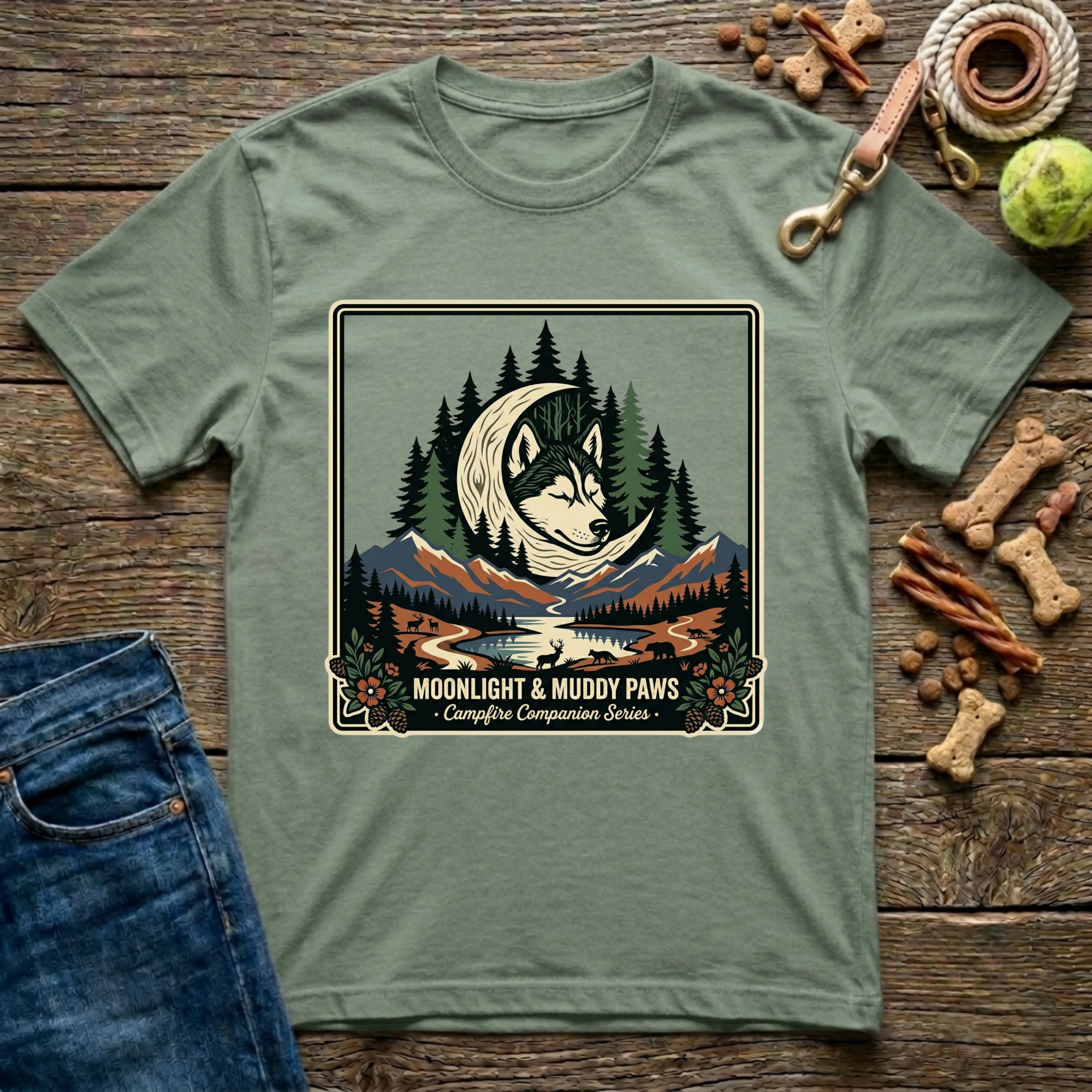 Moonlight & Muddy Paws T-Shirt