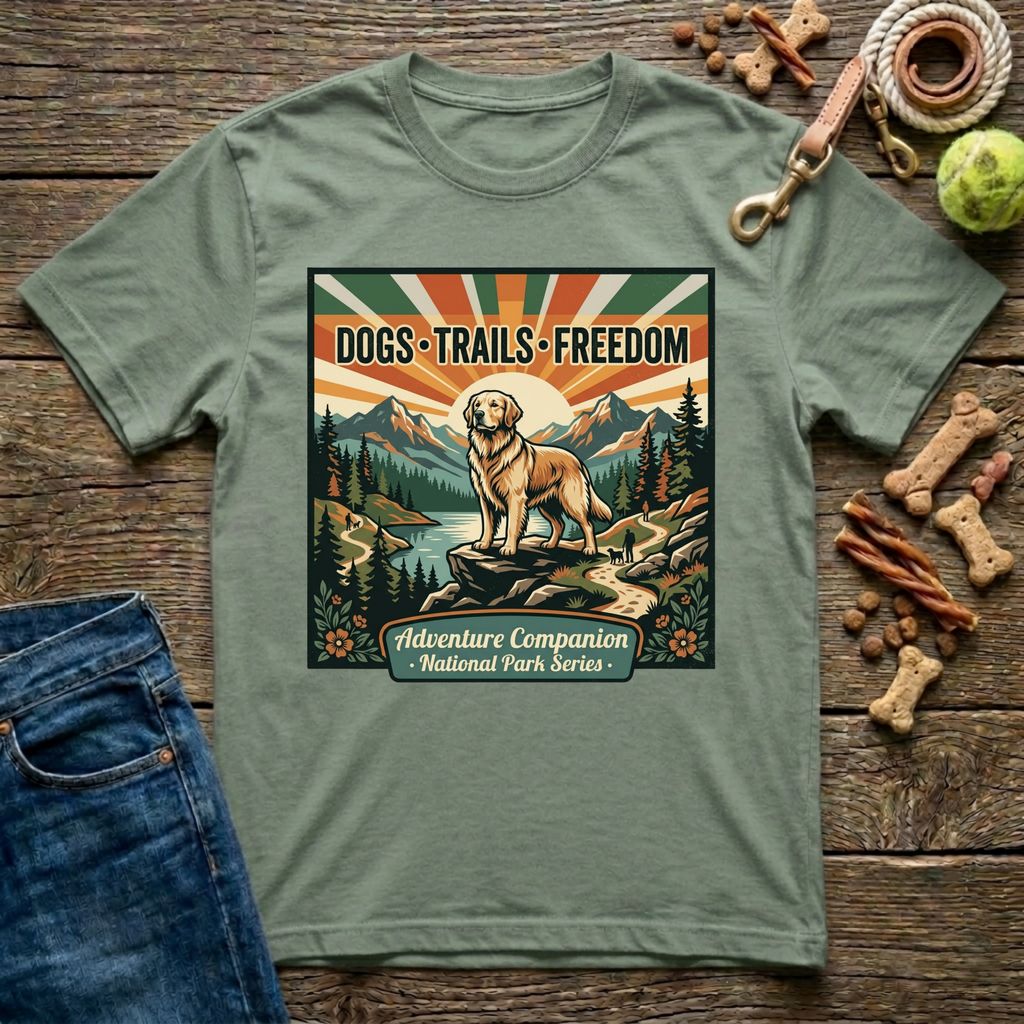 Dog, Trails, Freedom T-Shirt