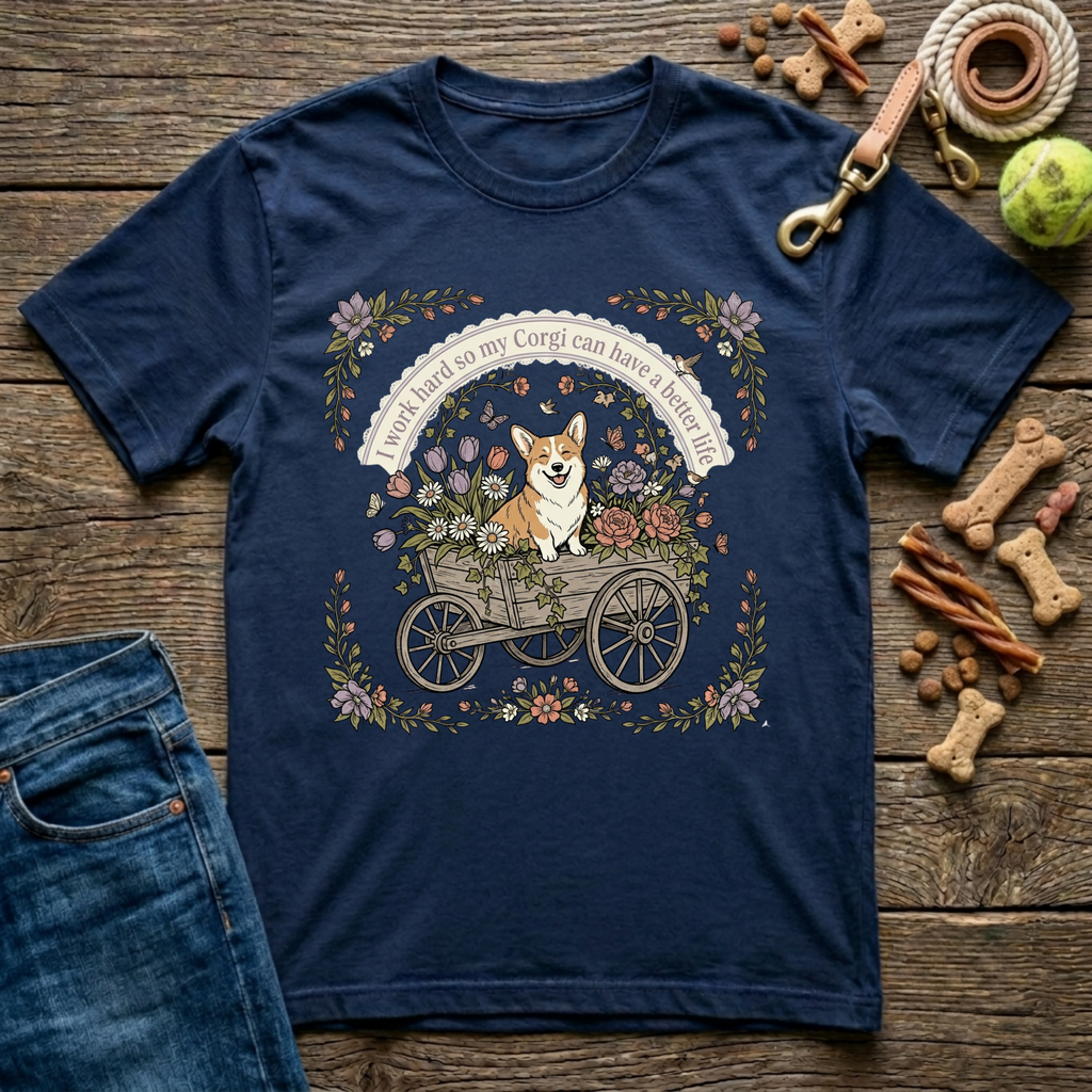 I Work Hard So My Corgi Can Have A Better Life T-Shirt