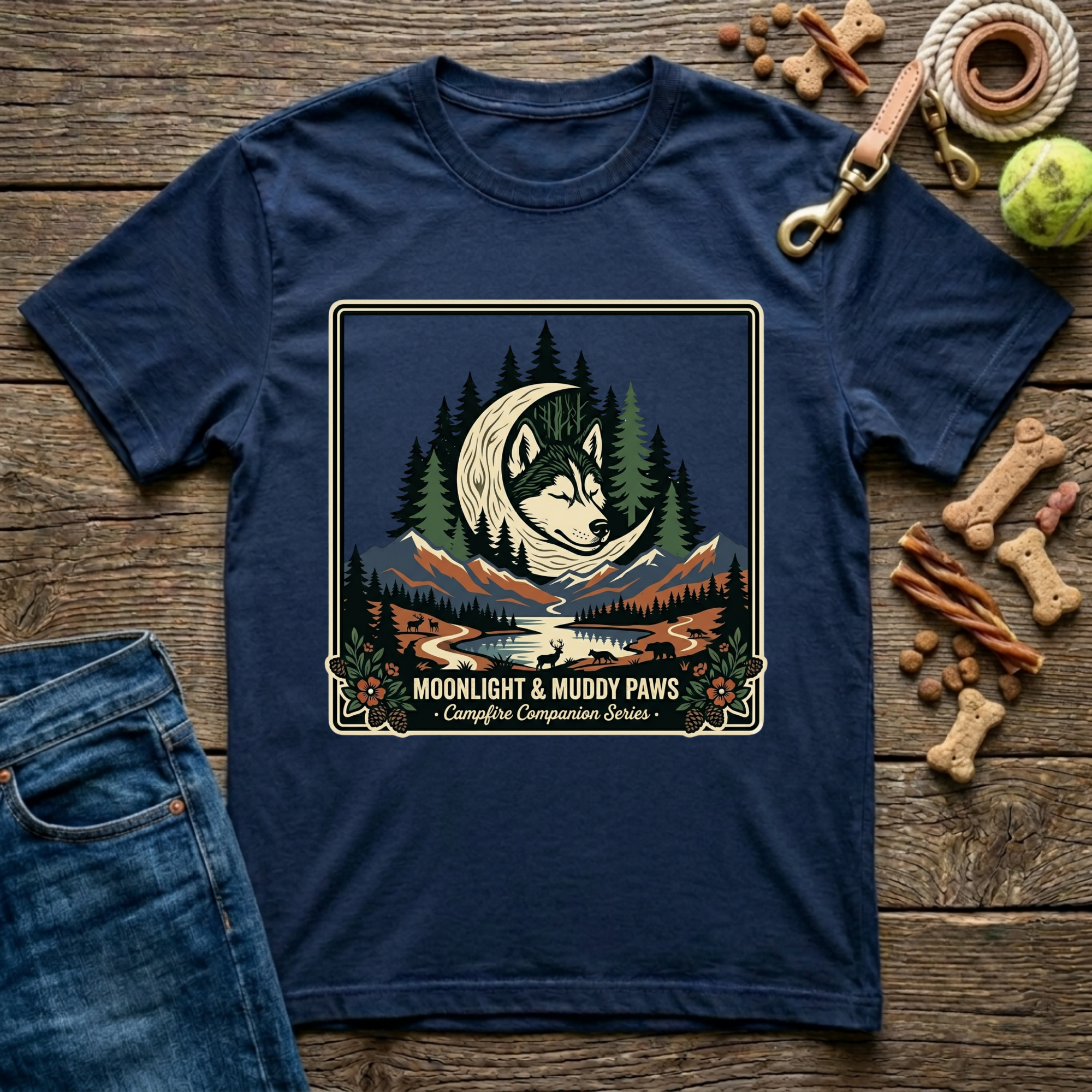 Moonlight & Muddy Paws T-Shirt