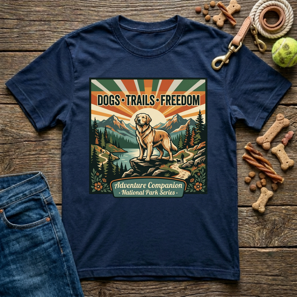 Dog, Trails, Freedom T-Shirt