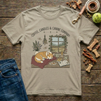 Coffee, Candles, & Canines T-Shirt