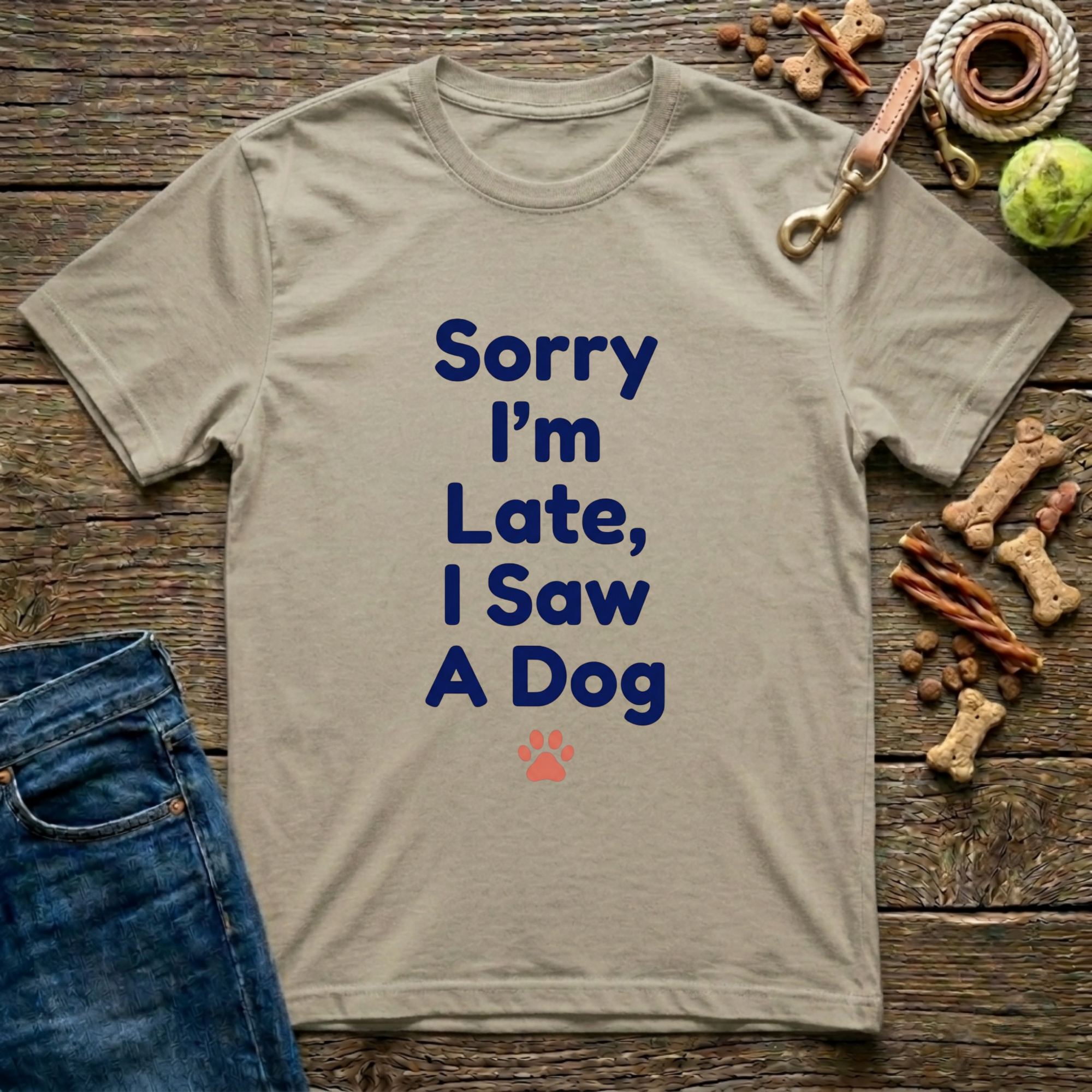 Sorry I’m Late, I Saw a Dog T-Shirt