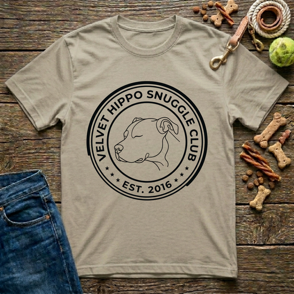 Velvet Hippo Snuggle Club T-Shirt