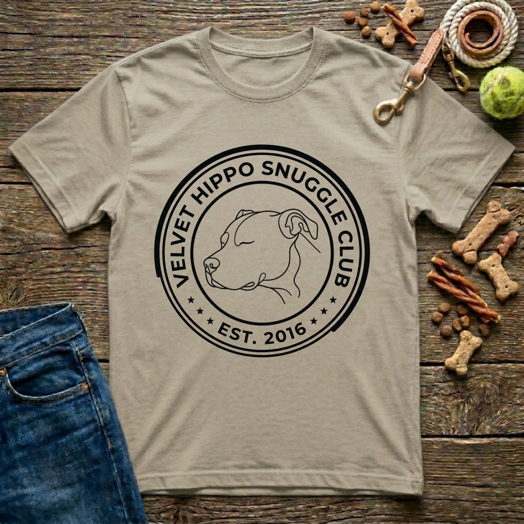 Velvet Hippo Snuggle Club T-Shirt