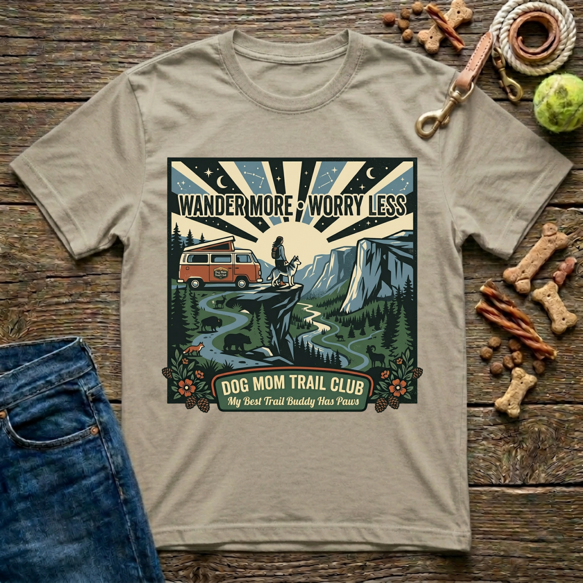 Wander More, Worry Less T-Shirt