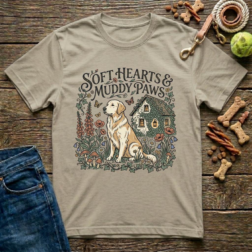 Soft Hearts & Muddy Paws T-Shirt