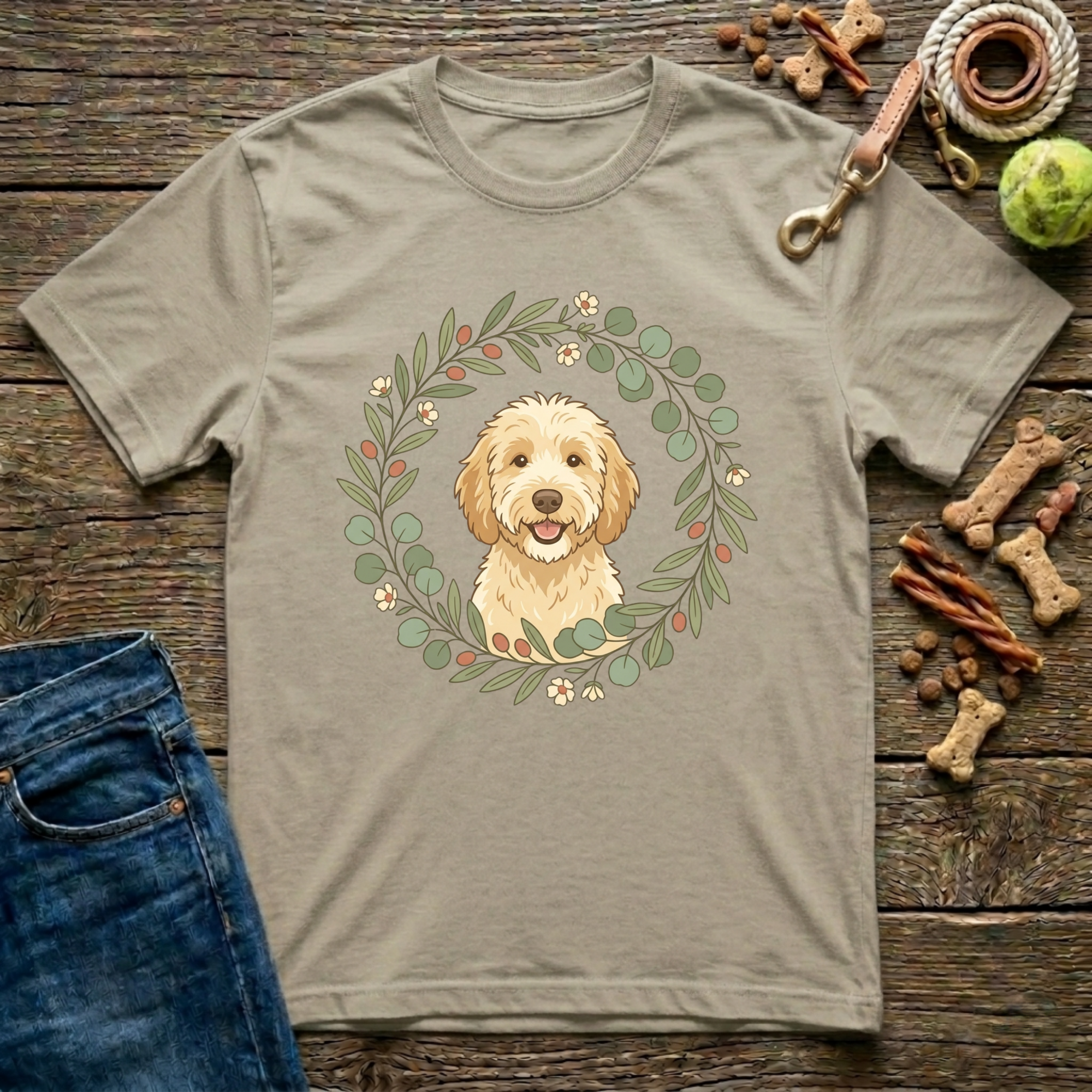 Doodle Wreath T-Shirt